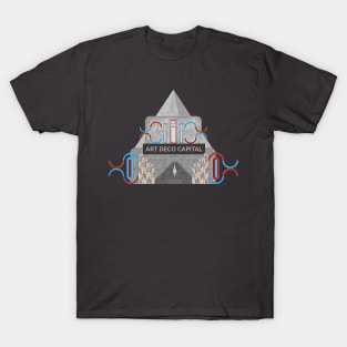 Classic Art Deco Capital Building T-Shirt